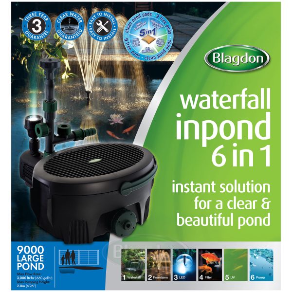Blagdon Waterfall inpond 6 in 1